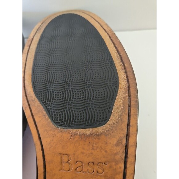 Bass Grammer Padded Burgundy Leather Dress Loafer SZ 9 D Excellent Condition main image 10